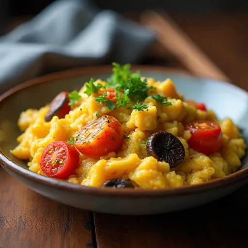 Tomato and Wood Ear Mushroom Stir-fried Eggs