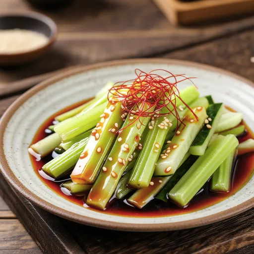Spicy Celery and Cucumber Salad