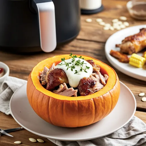 Smoked Duck and Sweet Pumpkin Bake