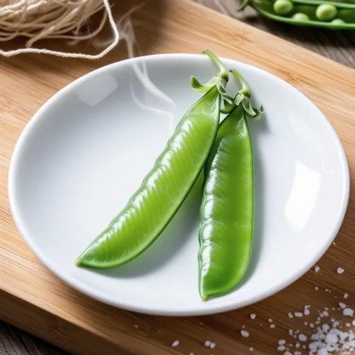 Preparing Snow Peas