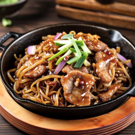 Spicy Bean Sprout Bulgogi (Kongbul)
