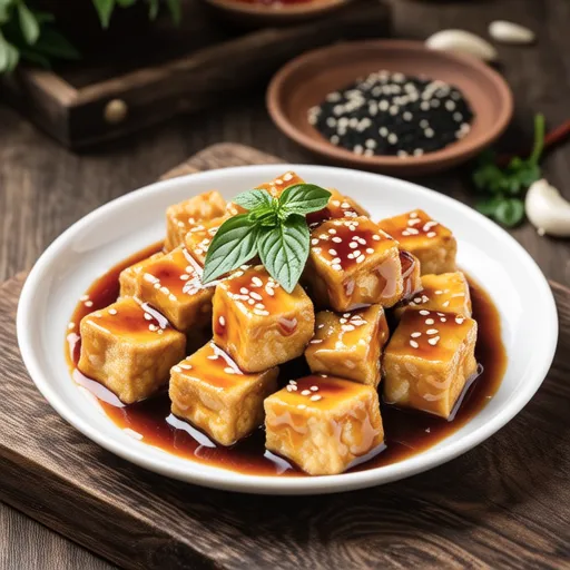 Simple Perilla Leaf Tofu Fry