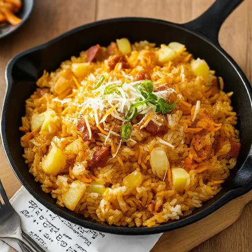 馬鈴薯火腿炒飯