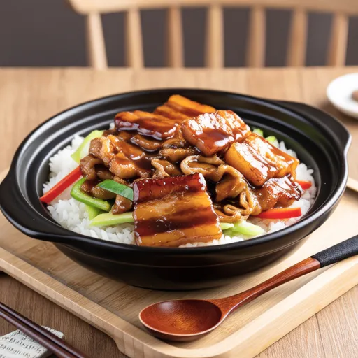 Stir-fried Tteokbokki Rice Cakes and Pork with Miso