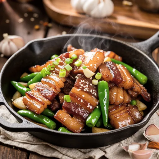 Baek Jong Won Stir-fried Pork with Shishito Peppers