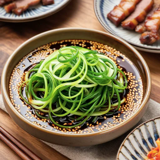 Green Onion Salad for Grilled Pork Belly