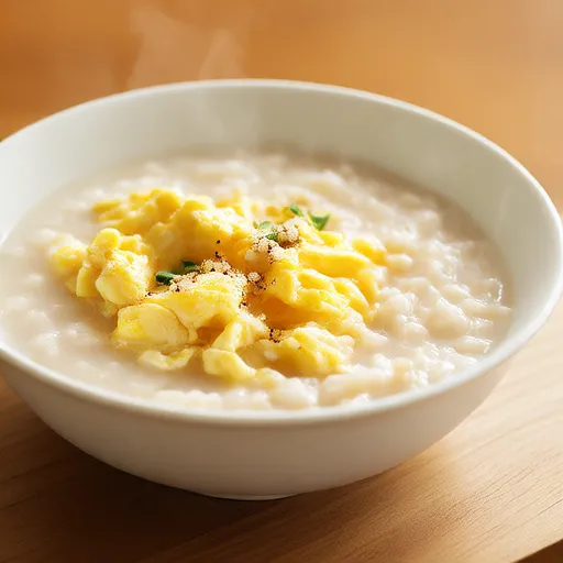 계란 우유 밥죽