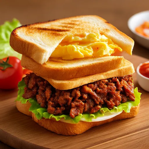 Sandwich Bœuf et Légumes