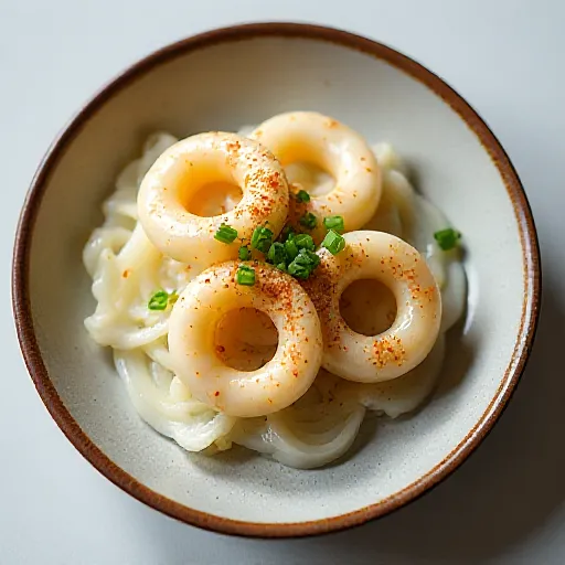 Squid and Onion with Mayo Ponzu