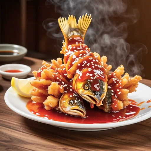 Spicy and Sweet Fried Croaker