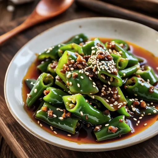 Crunchy Green Pepper Doenjang Salad