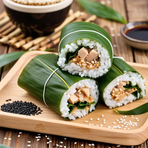 Simple Perilla Leaf Tuna Rice Wraps