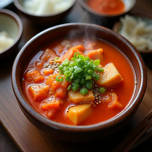 豚肉とキムチのチゲ