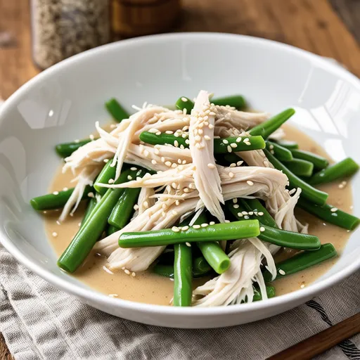 Moroccan Green Beans with Sesame Mayo