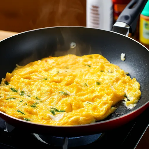 Yengeç Çubuklu Omlet