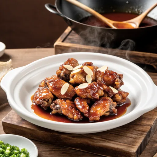 Chicken Thigh Stir-fry with Almonds