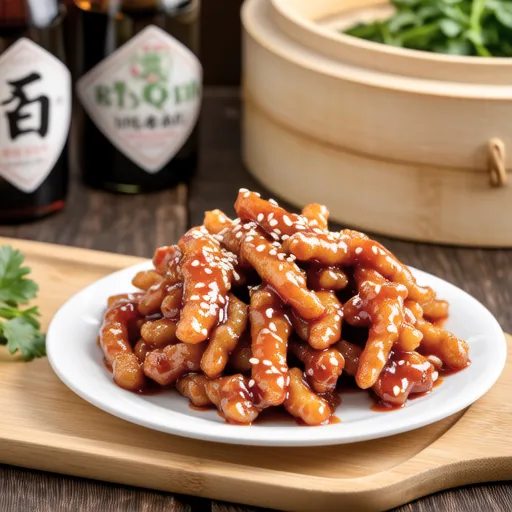 Sweet and Spicy Fried Burdock and Chicken Tender
