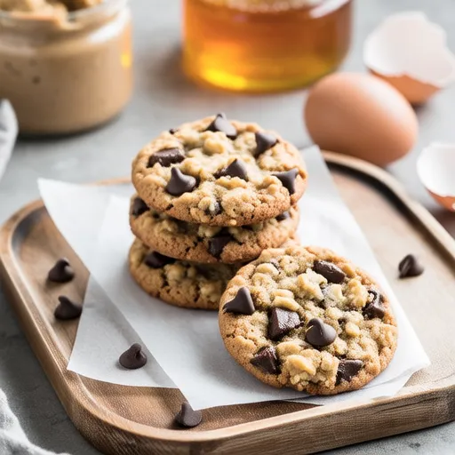 Chocolate Oatmeal Cookies (No Flour, No Sugar)