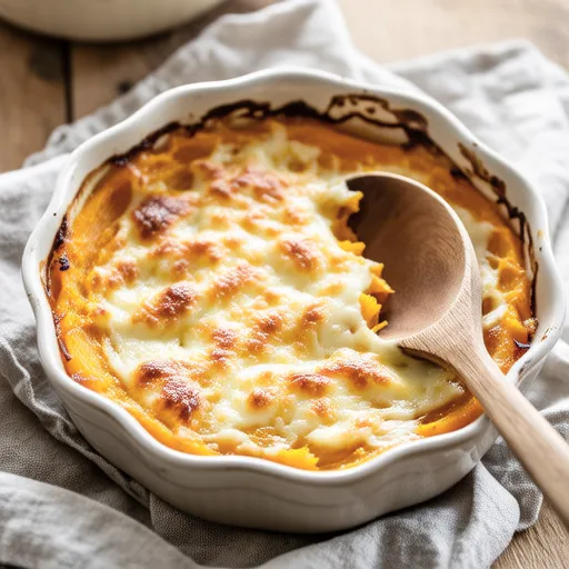 Pumpkin Salad Cream Gratin