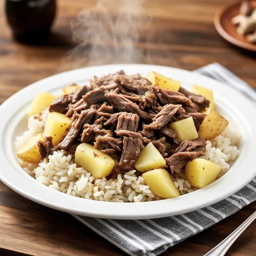 Corned Beef and Potato Rice