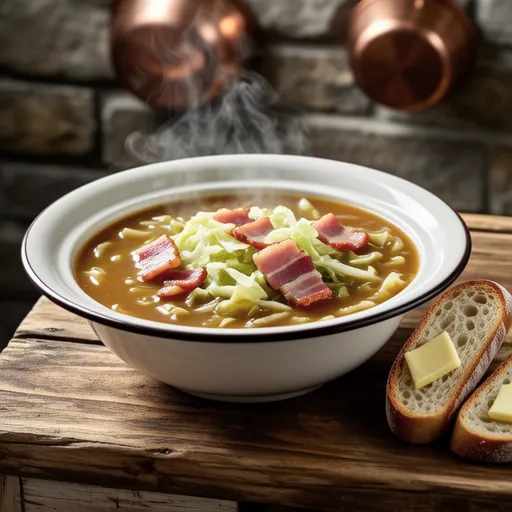 Cabbage and Bacon Soup