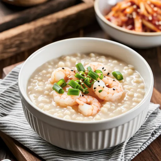 Tofu Shrimp Paste Porridge