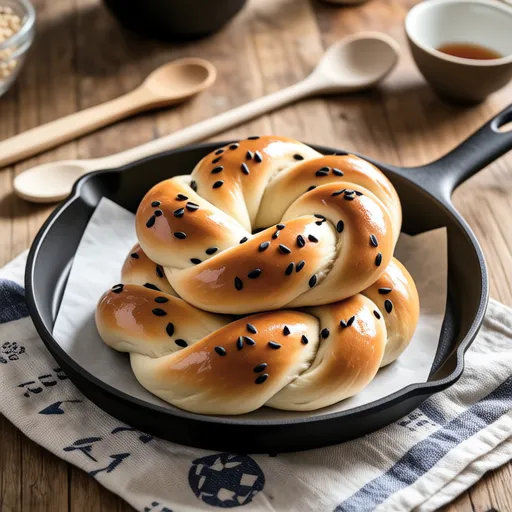 Edamame Twisted Bread
