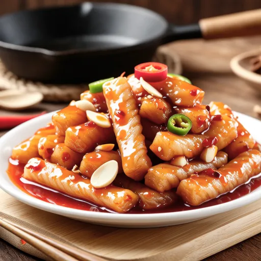 Sweet and Spicy Rice Cake Stir-fry