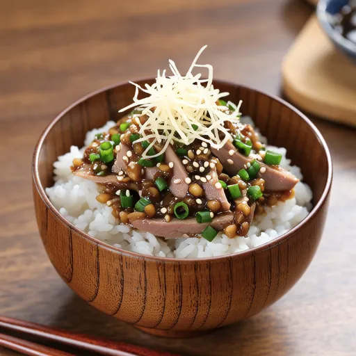 Maguro Negidare Zuke Don (Tuna Rice Bowl with Scallion Sauce)