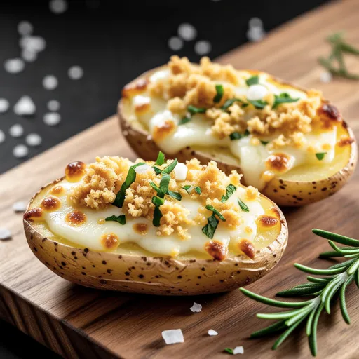 Baked Potatoes with Herb Breadcrumbs