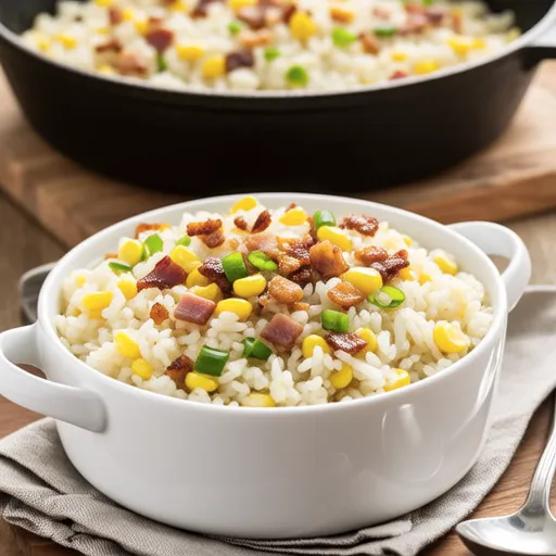 Corn and Bacon Pilaf
