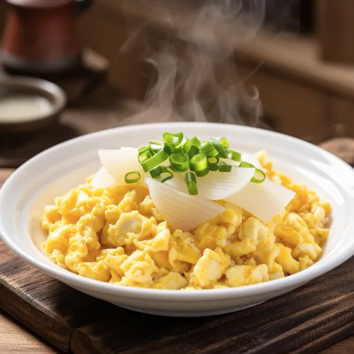 Kabura and Mentaiko Egg Stir-fry