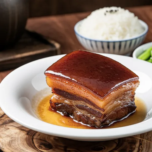 Honey Mustard Braised Pork Belly