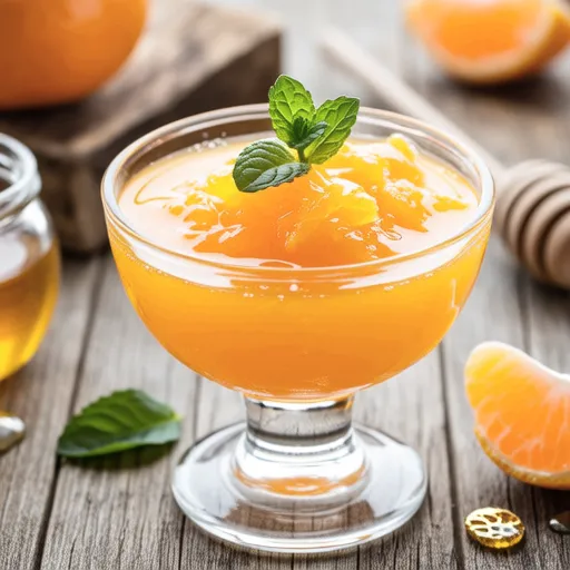 Tangerine Granita - Seasonal Fruit Dessert