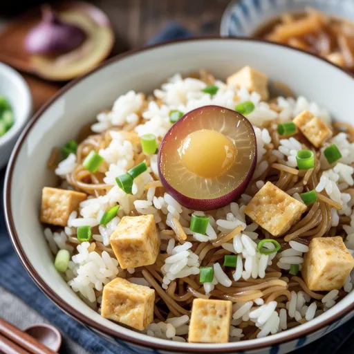Ume and Hijiki Mixed Rice