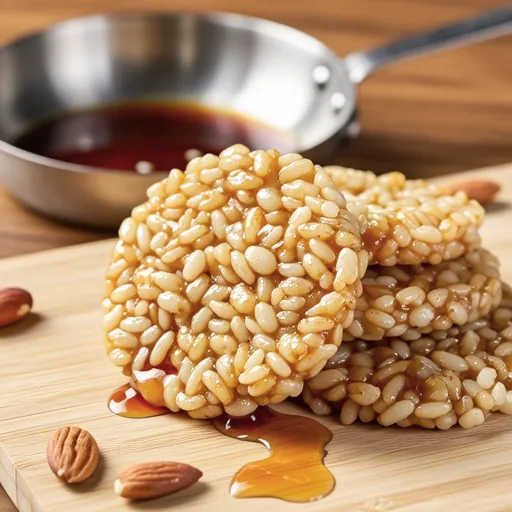 Nutty Sugar Rice Cake Snack