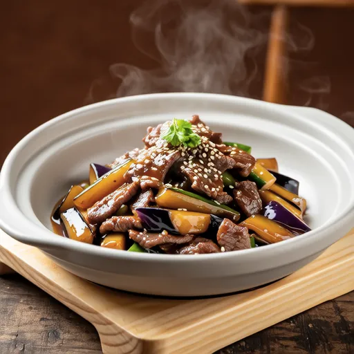 Beef and Eggplant Stir-fry