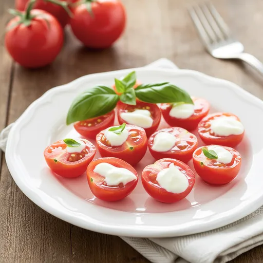 Mini Tomato and Cream Cheese Salad
