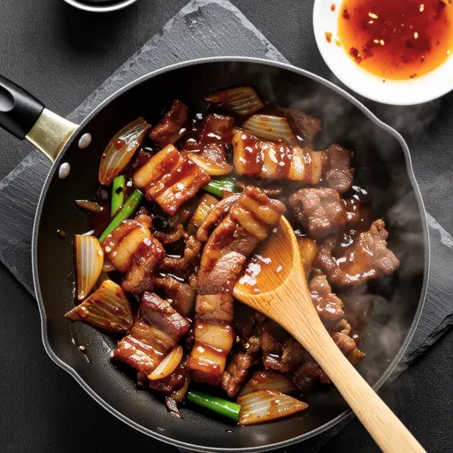 Thinly Sliced Pork Belly Stir-fry