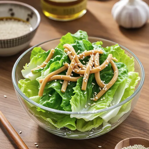 Lettuce and Hijiki Addictive Salad
