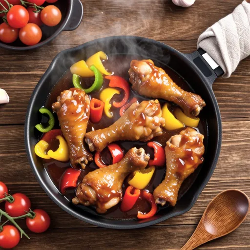 Teriyaki Chicken Tenderloin with Bell Peppers