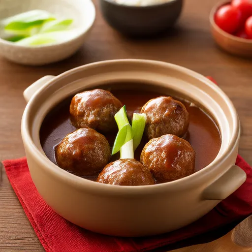 Simmered Meatballs