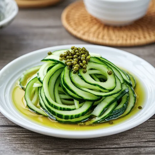 Wasabi Dressed Sponge Gourd