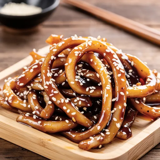 간장 볶음 건오징어
