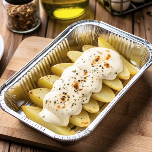 Cheese Baked Potatoes with Curry Flavor