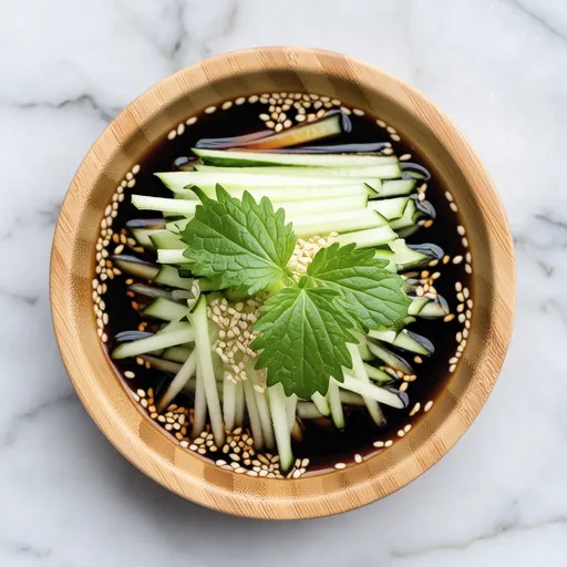 Daikon and Cucumber with Zha Cai