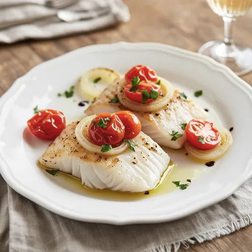 Sea Bream Steamed with White Wine