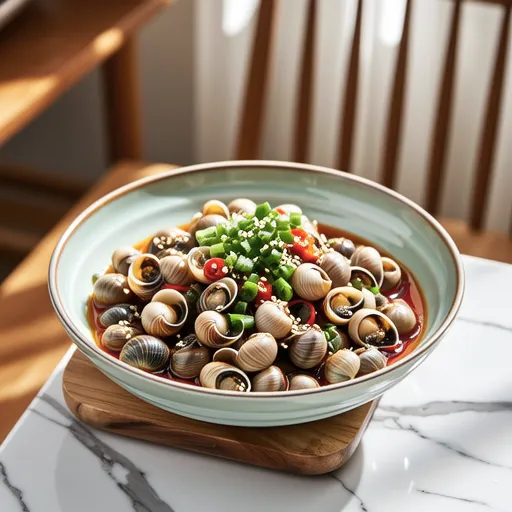 Nude Golbaengi (Korean Spicy Sea Snail Salad)