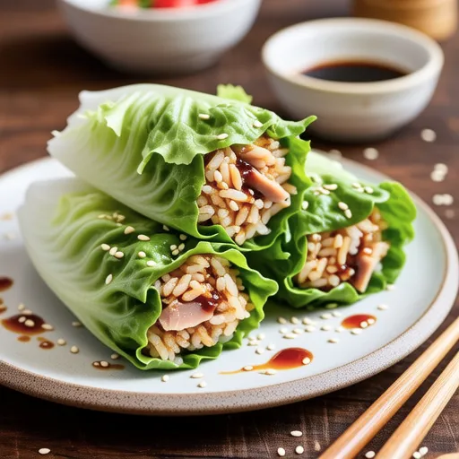 Lettuce Rice Balls