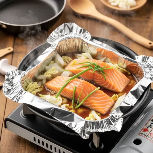 Nira and Salmon Chanchan-yaki